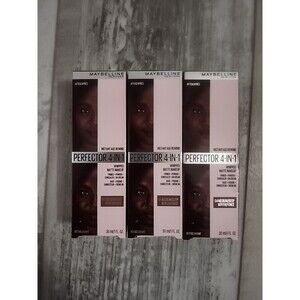 3 Maybelline Instant Age Rewind Perfector 4-In-1 Matte Makeup 04 Medium/Deep NIB